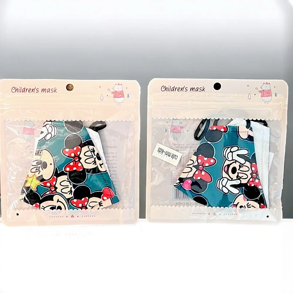 Charlie’s Project Disney Minnie Mouse Kids Face Masks x2